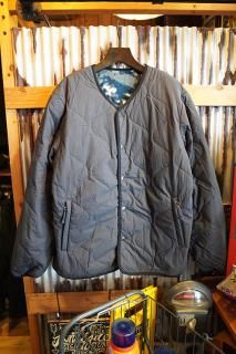 DEUS EX MACHINA Payne Reversible Liner Jacket (Black-Camo)