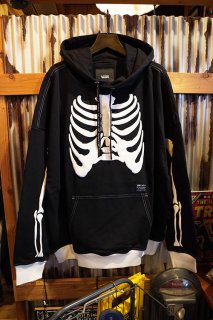 VANS SKELETON GFX HOODIE (Black)