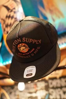 BRIXTON POTION NP HP TRUCKER HAT (BLACK/BLACK)