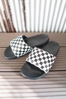 VANS Mte La Costa Slide-On (Checkerboard) True White/Black
