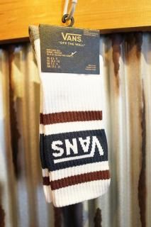 VANS Drop V Crew Socks (1 pair) (WHITE)