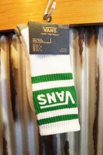VANS Drop V Crew Socks (1 pair) (VERDANT GREEN)
