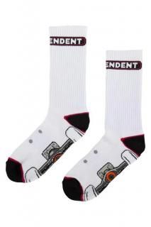 INDEPENDENT TRUCK SOCKS  (WHITE)