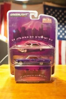 GREENLIGHT 1/64 1963 Chevrolet Impala SS Lowrider Purple