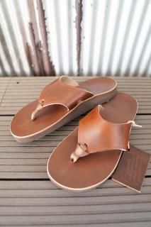 The Sandalman 501 BEACH WIDE SANDAL HORWEEN  (BROWN)