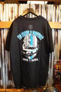 HONOLULU POLICE RELIEF ASSOCIATION HPD POLICE CAR T-SHIRT (BLACK)