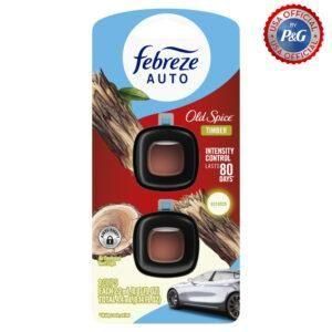 OLD SPICE ファブリーズ 【カークリップ】 ティンバー 2個入り (0.14oz/4ml)