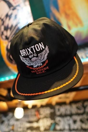 BRIXTON Waller Snapback | ブラック - BALENO TOWN CLOTHING STORE