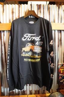 BRIXTON  FORD MUD MARATHON L/S Standard T-Shirt (BURNT RUBBER)