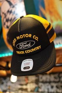 BRIXTON  FORD BUILT TOUGH MP TRUCKER HAT (BURNT RUBBER/EMPIRE YELLOW)