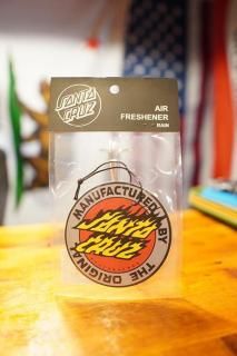 SANTA CRUZ FLAMED MFG DOT AIR FRESHENER (GRAY)