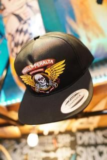 POWELL PERALTA WINGED RIPPER SNAPBACK (BLACK)