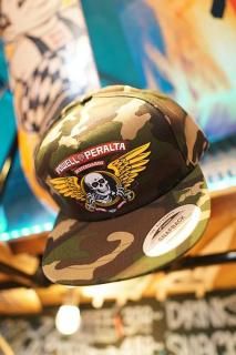 POWELL PERALTA WINGED RIPPER SNAPBACK (CAMO)