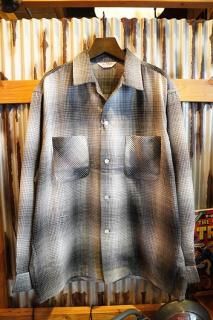 DAN RIVER  Worn-Out Box Shirt (Grey Check)