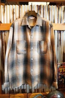 DAN RIVER  Worn-Out Box Shirt (Beige Check)