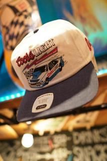 BRIXTON  Coors Light Blower Snapback (WHITE/COORS NAVY)