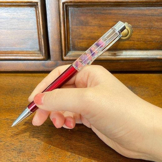 先行販売㉔ / 天然石 カスタムボールペン 透明水晶