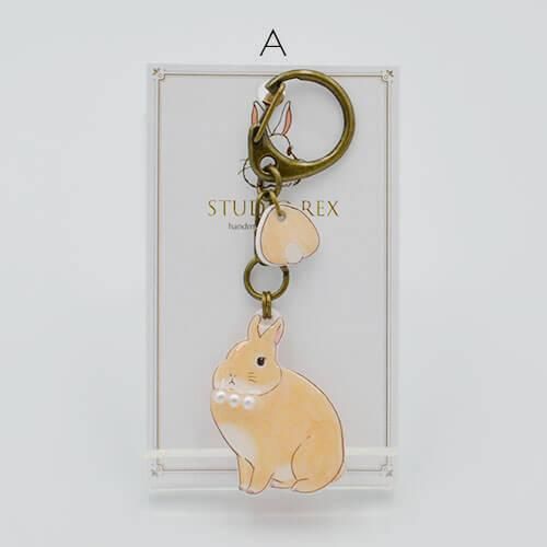 キーホルダー 6種類 スタジオレッキス うさぎ雑貨店 Rebekka キーホルダー 6種類 スタジオレッキス うさぎ雑貨店 Rebekka