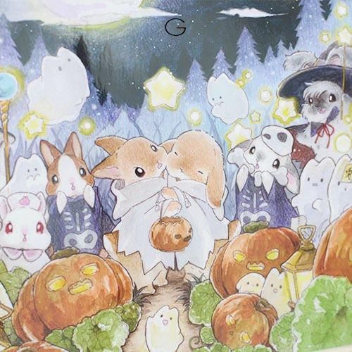 A4 イラスト 10種類 [ VeryBerry ] - うさぎ雑貨店 Rebekka