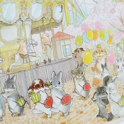 A4 イラスト 10種類 [ VeryBerry ] - うさぎ雑貨店 Rebekka