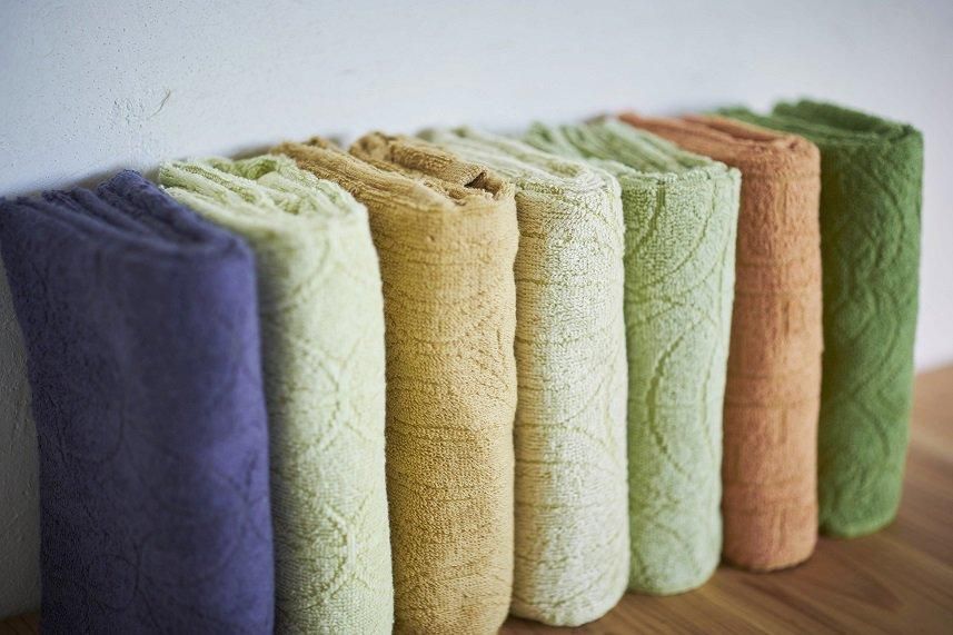 ふくろやタオル 野菜染めタオル「雫～SHIZUKU～」