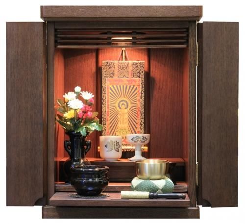 仏像(仏具、仏壇)1 モダン仏壇 TSUDOU オーク×ウォールナット |お仏壇の通販