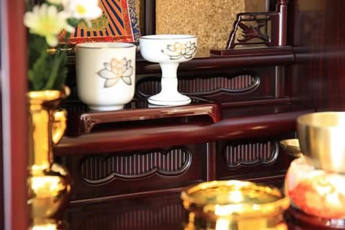 コンパクト　仏壇　ミニ仏壇 仏壇 ミニ仏壇 コンパクト 仏具一式セット 桜 16号 - 熊本市の