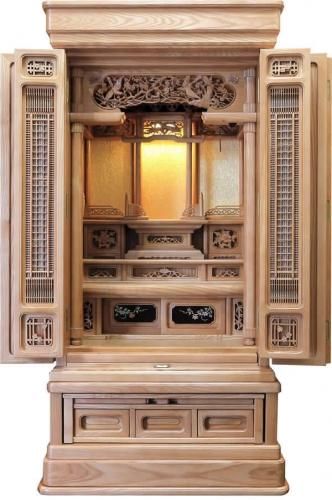 香台　木製本金箔　天板ガラス付き 香台 木製本金箔 天板ガラス付き 香台 木製本金箔 天板ガラス付き