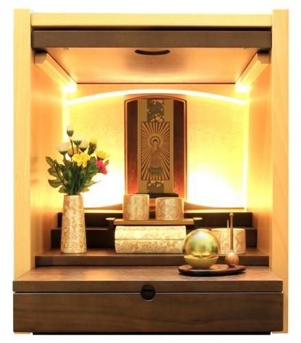 仏壇 ミニ仏壇 モダン仏壇 カノン 16号 縦開き ウォールナット ブナ Led ライト コンパクト 小型 上置き モダン仏具 筒香炉 たまゆらりん 仏具セット 全宗派対応 熊本市の仏壇神棚店 松山神仏具店 仏壇 ミニ仏壇 モダン仏壇 カノン 16号 縦開き ウォールナット ブナ Led ライト コンパクト 小型 上置き モダン仏具 筒香炉 たまゆらりん 仏具セット 全宗派対応 熊本市の仏壇神棚店 松山神仏具店