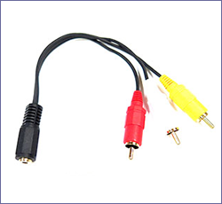 435F-RM33.5mm 4 (᥹)  RCA ֡򡿲 () Ѵ֥ 0.2m