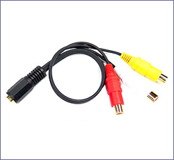 435F-RF33.5mm 4 (᥹)  RCA ֡򡿲 (᥹) Ѵ֥ 0.3m