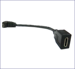 CD-015AHDMI Type C (᥹)  HDMI Type D () L()Ĺ֥ 0.15m
