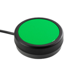 X-keys Green One Button