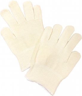 日本製 子ども用おやすみ手袋 ナノミックス アイボリー ホワイト ｜ 薄手 吸水速乾 消臭抗菌 