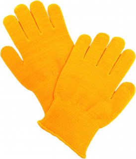 日本製 子ども用おやすみ手袋 ナノミックス イエロー ｜ 薄手 吸水速乾 消臭抗菌 