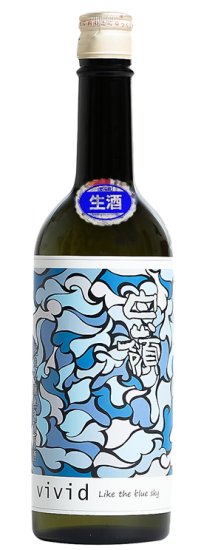 新酒」Vivid青720ml純米吟醸無濾過生原酒(生酒) 新酒」Vivid青720ml純米吟醸無濾過生原酒(生酒)