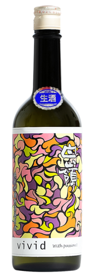 新酒」Vivid赤720ml純米吟醸無濾過生原酒(生酒) 新酒」Vivid赤720ml純米吟醸無濾過生原酒(生酒)