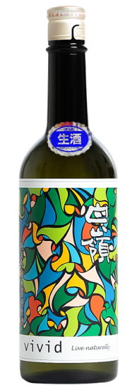 新酒」Vivid赤720ml純米吟醸無濾過生原酒(生酒) 新酒」Vivid赤720ml純米吟醸無濾過生原酒(生酒)