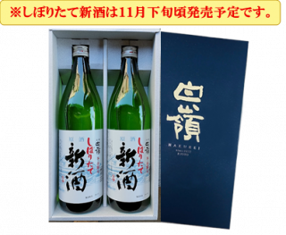 しぼりたて新酒 900ml×2本(ギフト箱入)