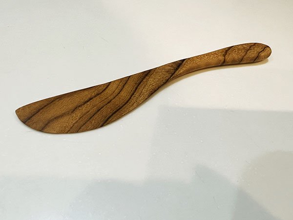 無垢　チーク材　バターナイフ15cm