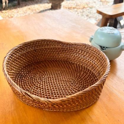 天然素材 ブラウン東南アジアかご バスケット・カゴ - アジアン家具・雑貨・エクステリア