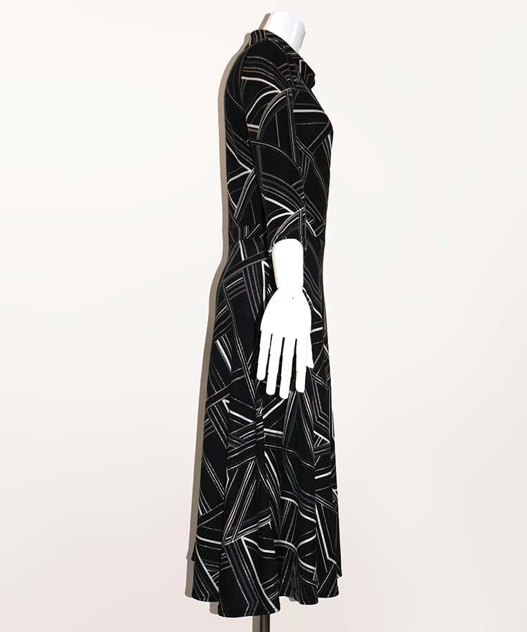 フランス製【24AW】EGERIE/エジェリー　幾何学チェックジャージワンピース 楽天市場】「エジェリワンピース」 EGERIEワンピース T1 T2 T3