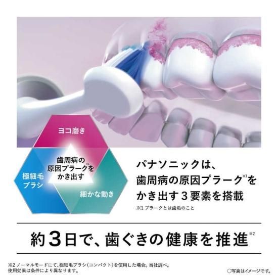 パナソニック Panasonic 電動歯ブラシ Doltz (ドルツ) グレー パナソニック Panasonic 電動歯ブラシ Doltz (ドルツ) グレー