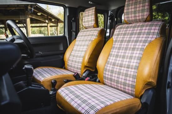 NOSTALGIE SEAT COVER THE CHECKERS ノスタルジーシートカバーザ
