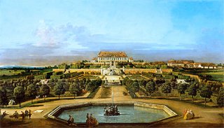 シェーンブルン宮殿、庭園の眺め