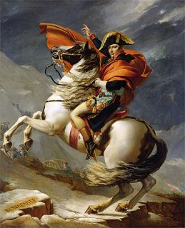 アルプスを越えるナポレオン