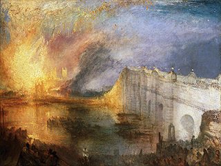 国会議事堂の火事、1834年10月16日