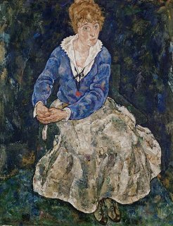 エーディト・シーレ、画家の妻の肖像