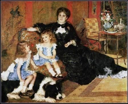 絵画 シャルパンティエ夫人とその子どもたち アンティーク