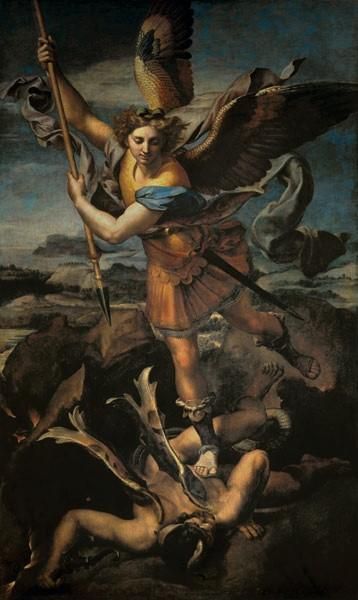 堕天使を駆逐する聖ミカエル - 最高級複製画専門店 《 ワールド